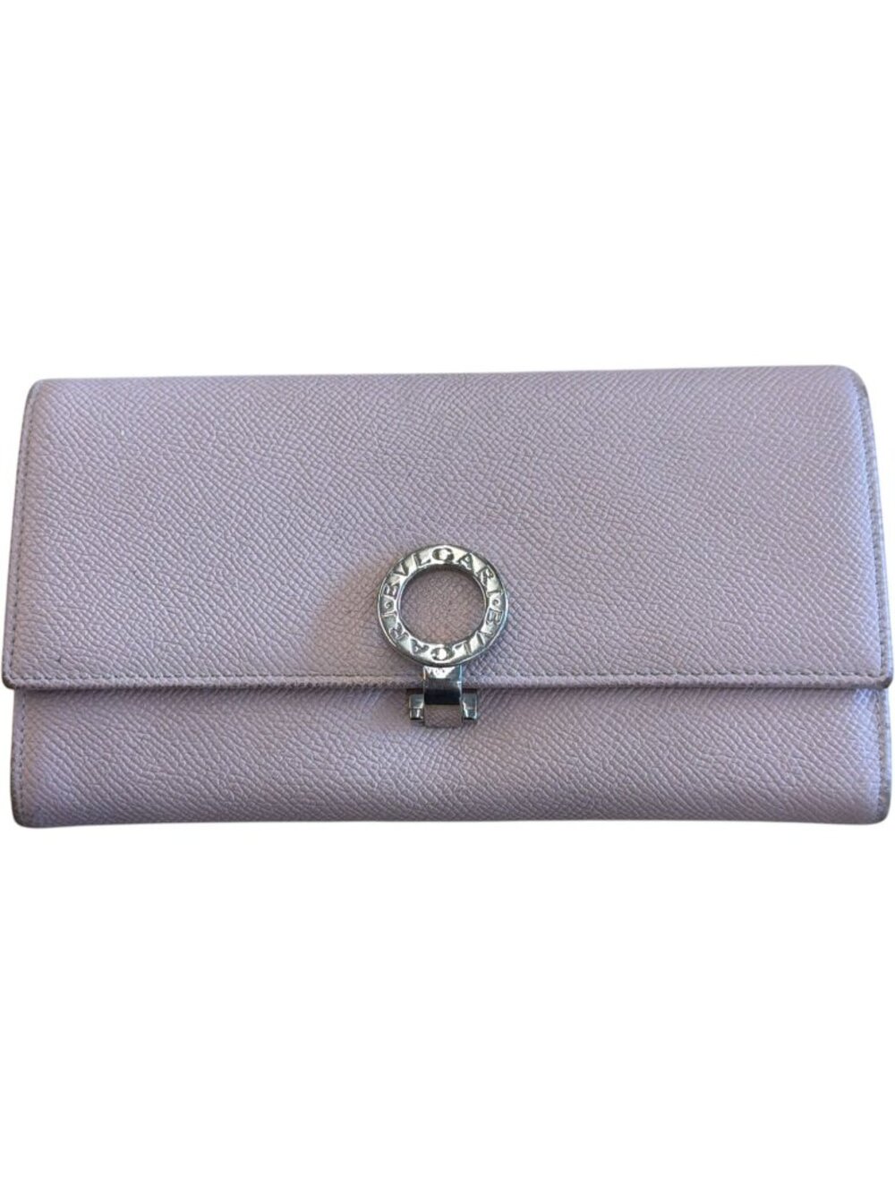 717154CR C1 Bvlgari Wallet Long Pink Leather